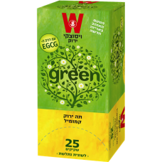 Зеленый чай с ромашкой Wissotzky Green tea and chamomile Wissotzky 25 пак*1.5 гр